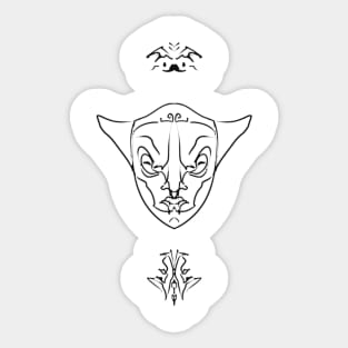 Tribal Lady Sticker